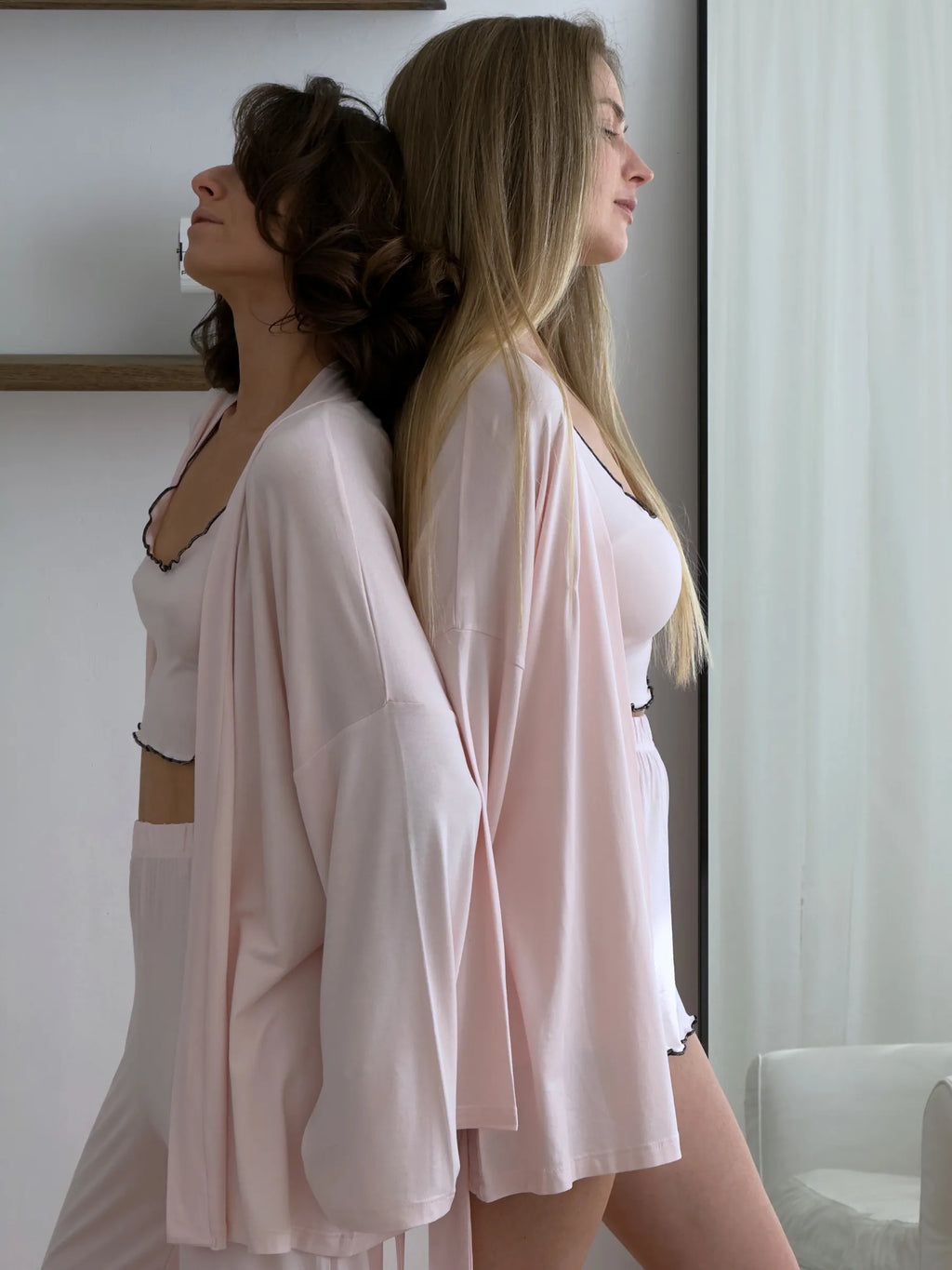 Soft Elegance 4-Piece Lounge Set – Long Pants Edition