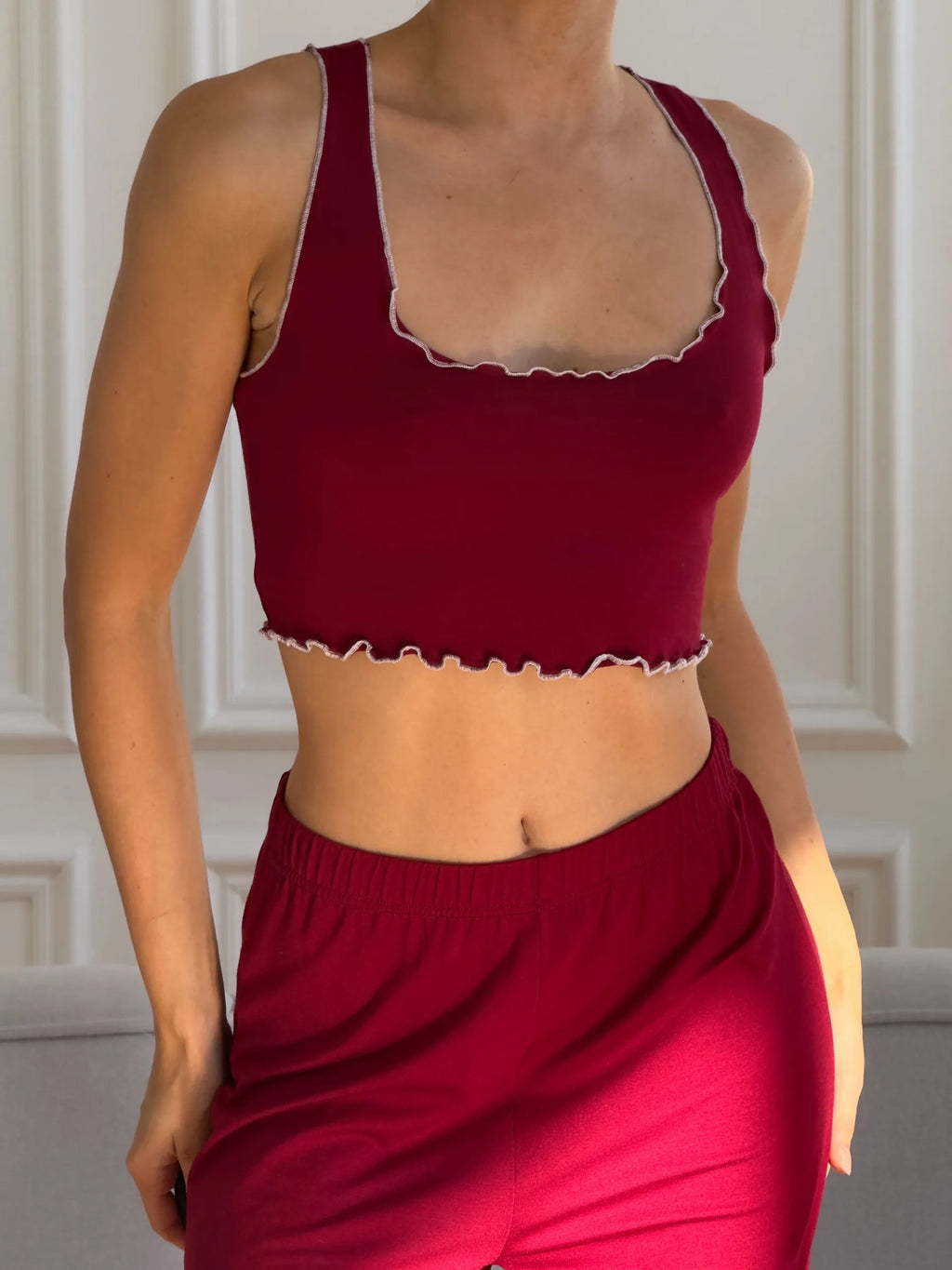 Soft Elegance 4-Piece Lounge Set – Long Pants Edition